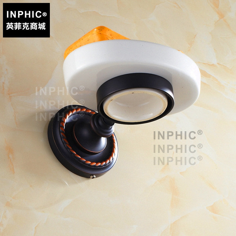 INPHIC-黑古銅色肥皂盒 全銅歐式仿古肥皂盒 香皂肥皂架盒子 全銅衛浴五金
