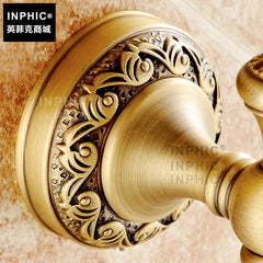 INPHIC-全銅仿古掛衣鉤 衣帽鉤門後掛鉤 歐式復古壁掛單鉤 全實心