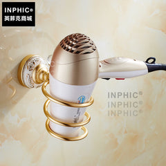 INPHIC-金色烤白漆吹風機架 廁所電吹風架置物架