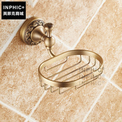 INPHIC-全銅仿古肥皂盒香皂架 歐式肥皂網肥皂盒 衛浴五金壁掛擺飾加厚豪華