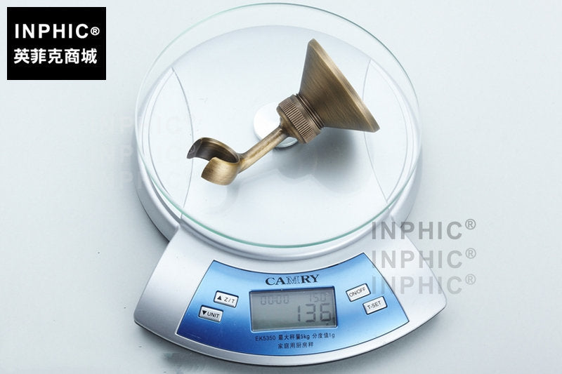 INPHIC-全銅仿古花灑底座全銅底座復古底座花灑架子夾子
