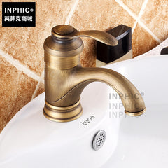 INPHIC-全銅仿古水龍頭歐式仿古水龍頭 全銅臉盆龍頭單孔臺下盆龍頭