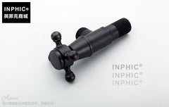 INPHIC-仿古歐式三角閥全銅冷熱加厚 黑古銅止水閥器 馬桶閥八字加長角閥