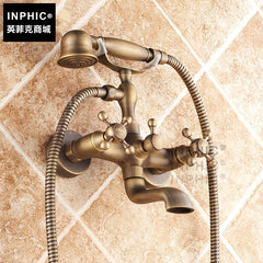 INPHIC-仿古 全銅 浴缸龍頭 淋浴龍頭 浴室水龍頭 冷熱 混水閥 三聯