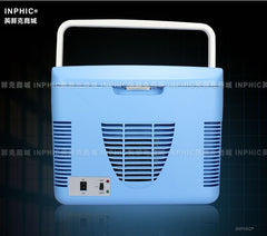 INPHIC-迷你小冰箱小型家用可攜式製冷車載冰箱車家兩用冰箱-A款