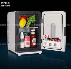 INPHIC-迷你小冰箱小型家用製冷車載冰箱車家兩用冷藏箱