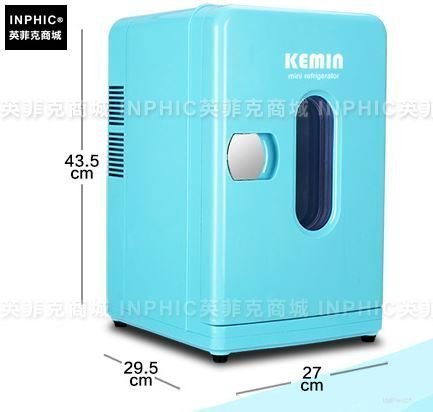 INPHIC-迷你小冰箱小型家用製冷車載冰箱車家兩用微型冷藏箱-A款
