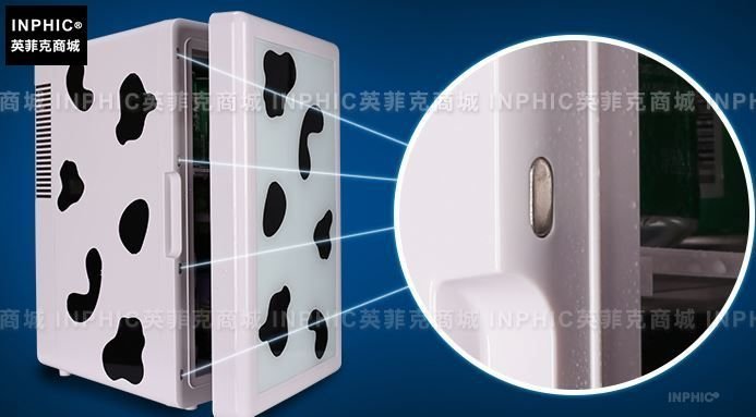 INPHIC-迷你小冰箱小型家用製冷車載冰箱車家兩用微型冷藏箱-C款