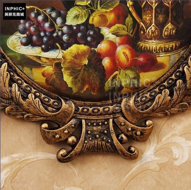INPHIC-歐式古典壁掛畫客餐廳臥室牆掛壁飾復古牆面創意裝飾精美壁掛-A款