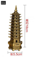 INPHIC-開光純銅文昌塔擺件家居辦公室風水旺文禮品學生公務員工藝品