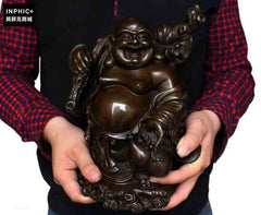 INPHIC-純銅彌勒佛擺件客廳彌勒佛裝飾品辦公室工藝品擺件