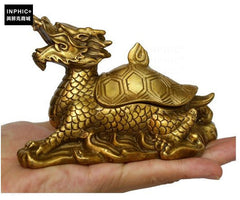 INPHIC-開光純銅龍龜辦公室開蓋銅龍頭龜裝飾品招財工藝品