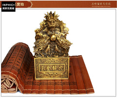 INPHIC-開光純銅龍印工藝品辦公室旺權九龍金璽