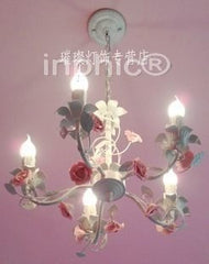 INPHIC-燈具歐式燈田園燈客廳燈餐廳燈臥室燈兒童房燈蠟燭燈吊燈燈飾