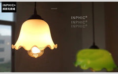 INPHIC-復古懷舊上海玻璃吊燈咖啡館酒吧LOFT餐廳 特色工業風吊燈 波浪吊燈