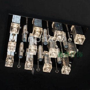 INPHIC-現代簡約氣泡水晶燈長方形水晶吸頂燈客廳燈臥室燈燈飾燈具