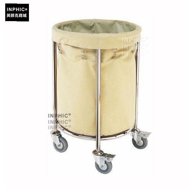 INPHIC-工作車 客房服務車 熱搜款髒衣收集車 清潔車 大款