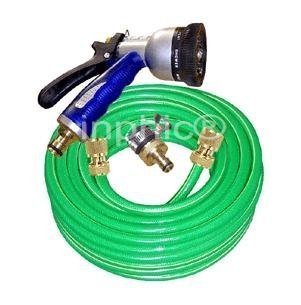 INPHIC-純鋅合金8噴水銅快接環保無味增強管澆花洗車水槍 20米