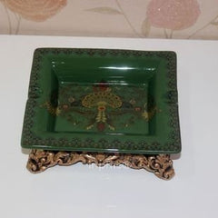 INPHIC-歐式陶瓷裂紋復古煙缸 歐式奢華裝飾擺飾 歐式家居擺設