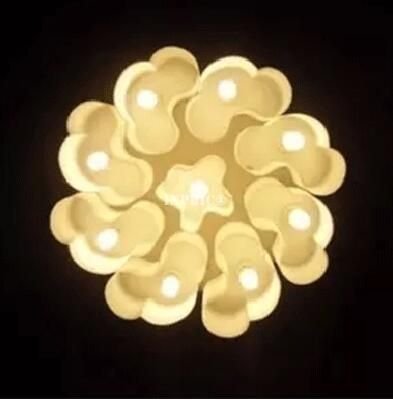 INPHIC-時尚創意玻璃吸頂燈 客廳餐廳吸頂燈 臥室書房酒店吸頂燈  9頭+原裝分控