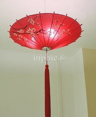 INPHIC-中式手繪雨傘吊燈 酒店茶樓會所工程燈具 臥室書房餐廳燈