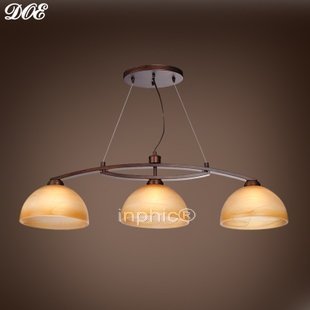 INPHIC-歐式吊頂燈三頭餐廳燈個性創意簡約美式鄉村燈具吧檯燈飾a