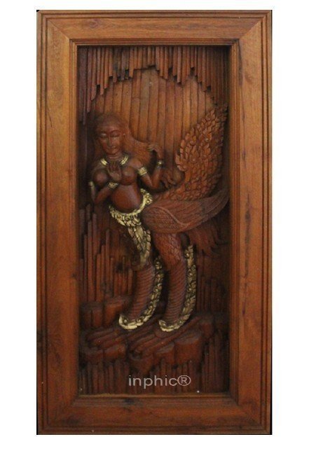 INPHIC-宗教 東南亞 家居飾品 泰國風格 泰式風情 木雕 掛件 佛女