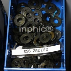 INPHIC-五金Z直齒輪 0.5模數 52齒 孔徑12 外徑27 鋼製定做加工