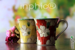 INPHIC-對杯 杯子 水杯 馬克杯 隨手杯 手描 櫻花 湯吞杯(一對)