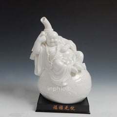 INPHIC-佛像 福祿無憂笑佛像工藝品德化陶瓷佛像