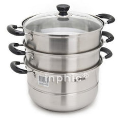 INPHIC-原裝韓國立廚三層不鏽鋼蒸鍋 無磁複合多層底蒸鍋