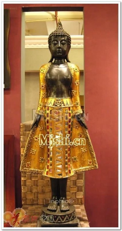 INPHIC-宗教 東南亞風格 工藝品家居擺件 泰國佛像 傢俱裝飾品 酒店餐廳 站佛