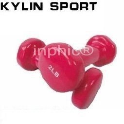 INPHIC-女式浸塑彩色啞鈴 家用健身運動器材2只