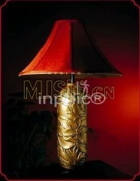 INPHIC-中式 燈具 新古典 復古 客廳書房床頭 現代 檯燈花影(金)