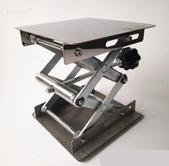 INPHIC-商用 營業 不鏽鋼升降臺 10*10cm 100*100mm 手動 高度調整控制  昇降臺 昇降平臺 升降平臺A款
