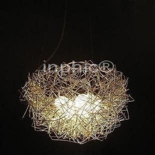 INPHIC-創意鋁材餐吊燈 餐廳燈 鳥窩鋁線臥室燈 門廳走道燈