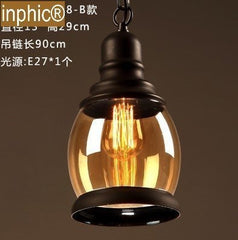 INPHIC-北歐吊燈茶餐廳吧臺咖啡廳休閒吧工作室燈具創意臥室過道走廊吊燈 B款