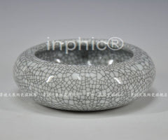 INPHIC-瓷器煙灰菸灰缸 景德鎮陶瓷開片小筆洗 水淺文房四寶