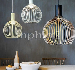 INPHIC-美式鄉村吧臺走廊咖啡廳客餐廳火鍋店吊燈鐵藝書房燈德國鳥籠吊燈 大型