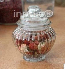 INPHIC-糖果茶葉乾果密封儲物罐雜糧儲藏保鮮玻璃瓶密封罐(5個)