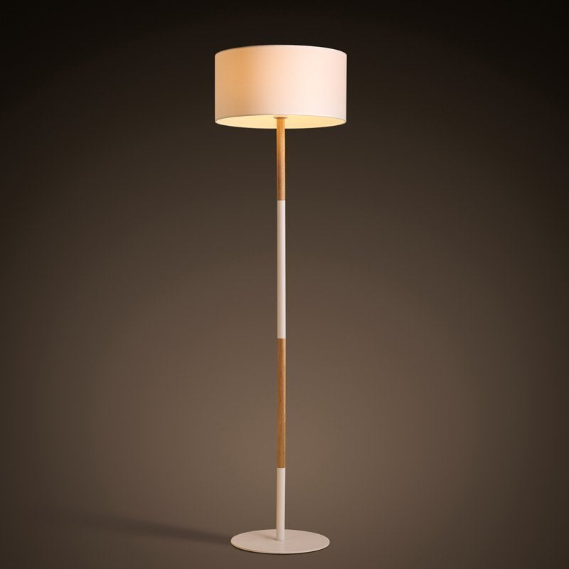 INPHIC-現代簡約布藝燈罩落地燈臥室書房客廳木質立式 落地燈