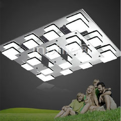 INPHIC-LED吸頂燈燈具客廳燈現代簡約餐廳書房燈長方形燈飾不鏽鋼