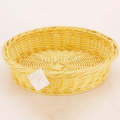 INPHIC-仿藤麵包籃 仿藤籃水果籃麵包筐藤筐圓形