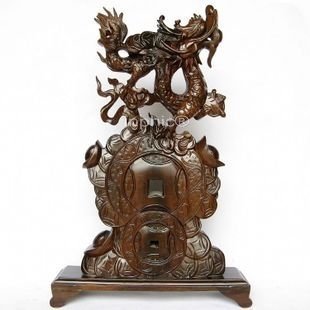 INPHIC-宗教 木雕擺飾紅木工藝品 生肖龍 招財風水擺設