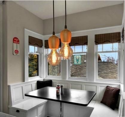 INPHIC-北歐簡約客廳餐廳溫馨臥室美式鄉村酒吧吧臺服裝店木頭吊燈 單頭燈