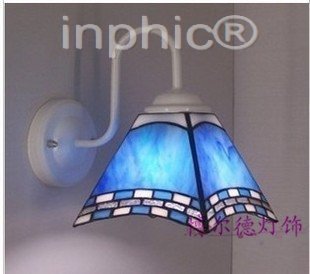INPHIC-床頭燈 玄關燈 復古燈壁 藍色地中海壁燈 床頭壁燈