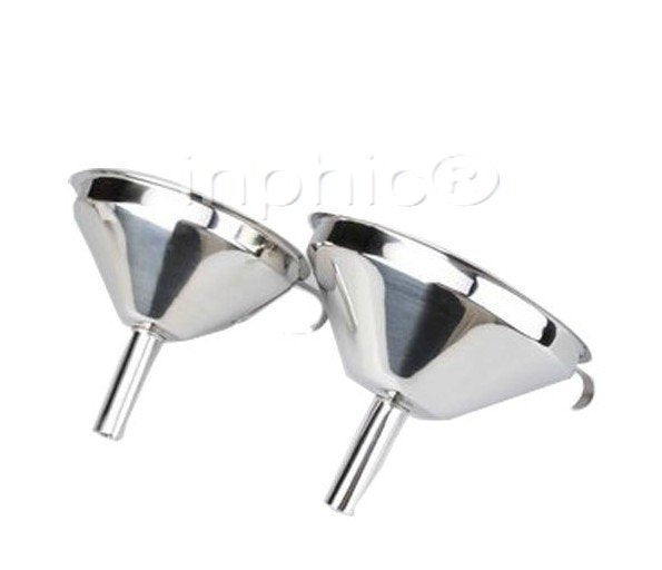 INPHIC-不鏽鋼漏斗 中藥漏斗 油漏斗 酒漏斗 實驗室漏斗 酒提(6個)