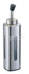 INPHIC-不鏽鋼豎窗彎嘴油瓶(可視油量) 油壺 廚房用品 調料瓶 廚房工具 圓形