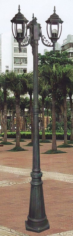 INPHIC-歐陸風情精美壓鑄鋁路燈，庭院燈