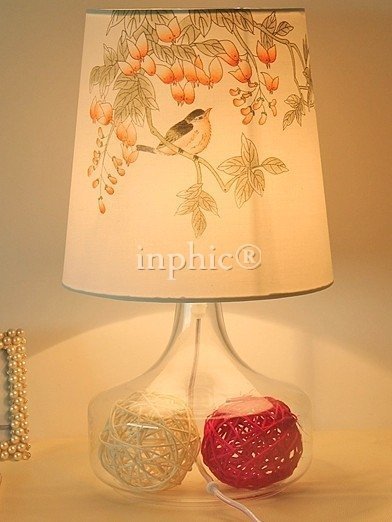 INPHIC-現代臥室床頭檯燈 創意時尚日韓田園燈 透明玻璃酒店裝飾燈